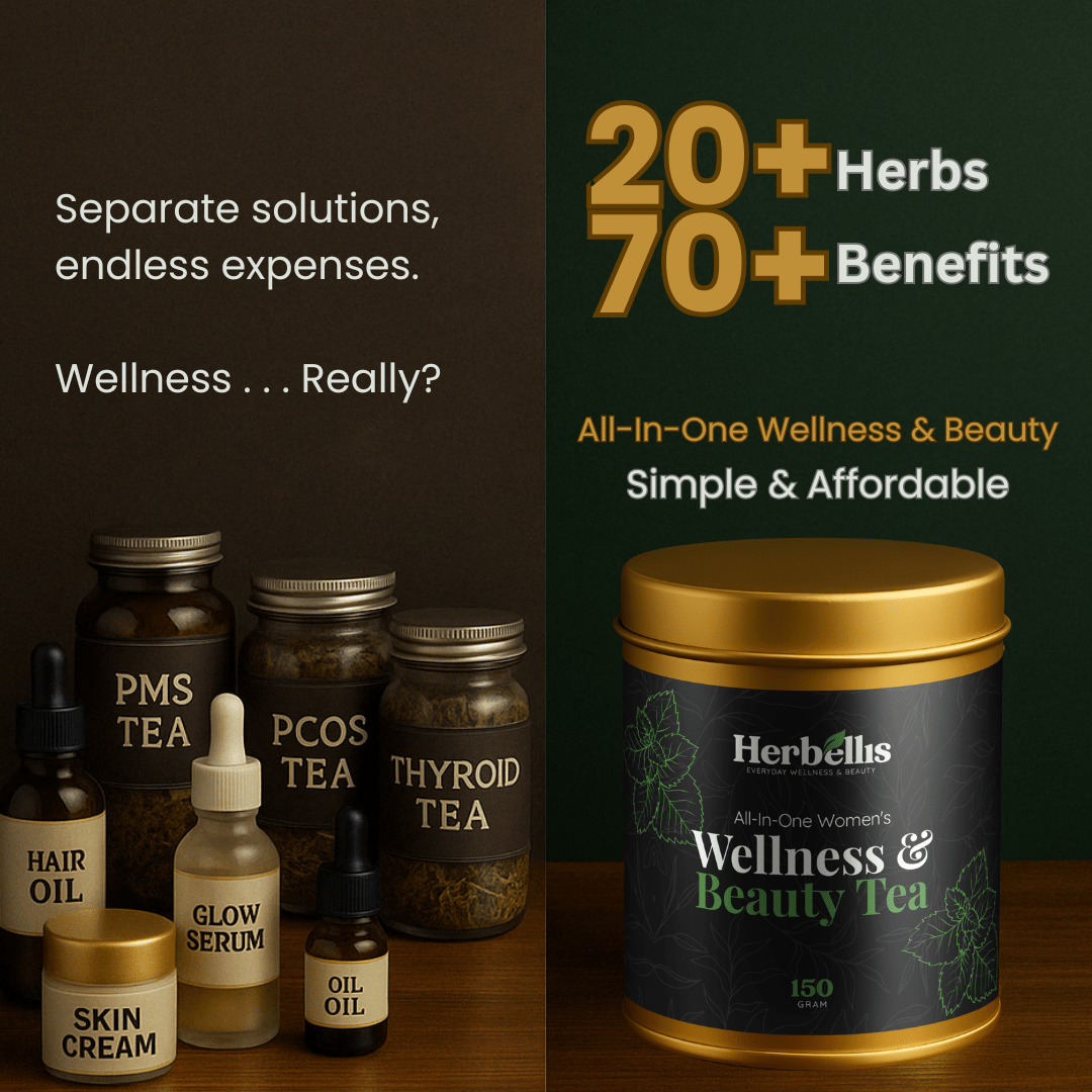 Herbal tea for PMS and PCOS